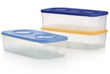 Tupperware Fresh n Cool Set Contenitore Frigorifero Rettangolare Nuovo