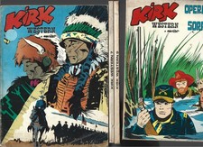 VECCHI FUMETTI - KIRK WRSTERN DI HUGO PRATT - LOTTO DI 4 NUMERI - 4-5-7-9 -