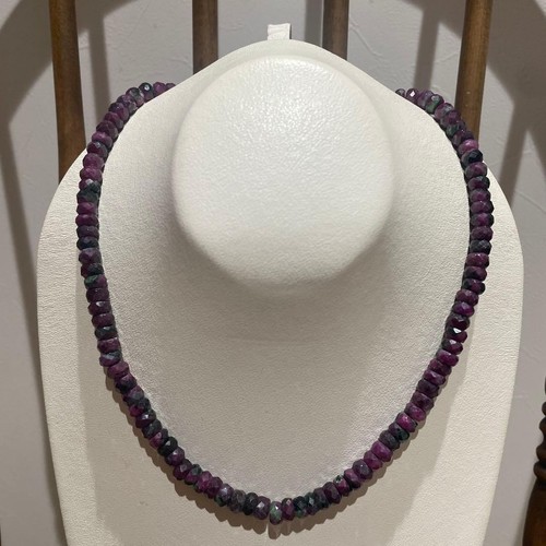Collana vintage rubino - , in