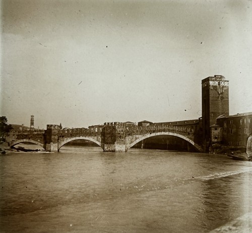 Italia verona vieux pont c1900 - verona,