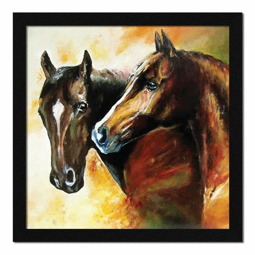 Due cavalli astratto - due,
