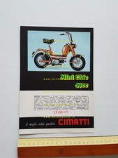 Cimatti 50 Mini Chic 1971 depliant ITALIANO originale