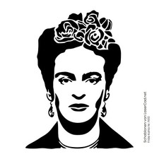 Stencil FRIDA KAHLO A5 A4 A3 stencil per aerografo, graffiti, modello per dipingere
