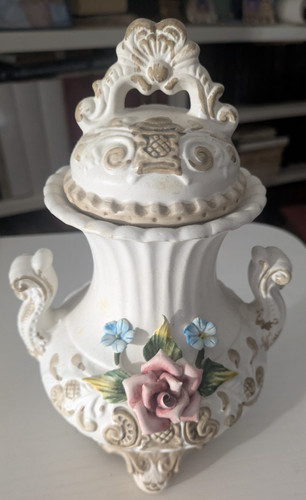 Vaso potiche capodimonte con - potiche,
