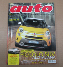 Rivista AUTO gennaio 2013 Audi A4 Avant Fiat 500 Maserati Ghibli Renault Clio