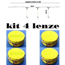 LENZA BOLENTINO SURFCASTING MONTATURE FINALI 3 BRACCIOLI MARE BARCA AMI GIRELLE 