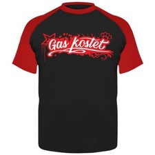 T-shirt gas costa logo rosso