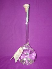 1 BOTTIGLIA IN VETRO SOFFIATO