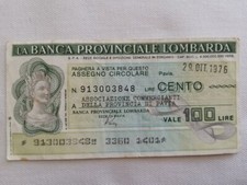 Mini Assegno da 100 Lire 29