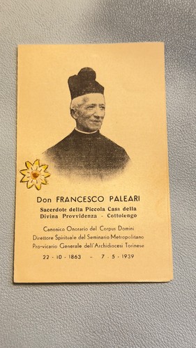 Santino reliquia beato - santino,