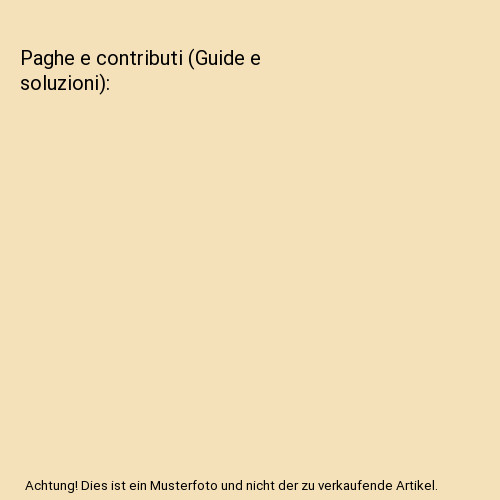 Paghe contributi guide e - e, [guide