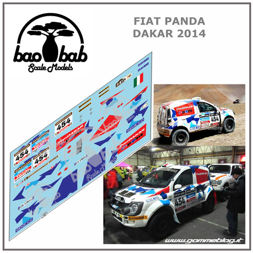 Calcas fiat panda dakar - calcas,