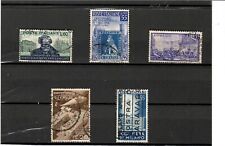 REPUBBLICA- LOTTO DI 5 ALTI VALORI CON SERIE COMPELTA-SASSONE=250/SPED. GRATUITA