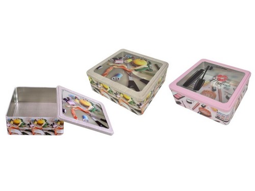 Scatola trucco cucito window - scatola,