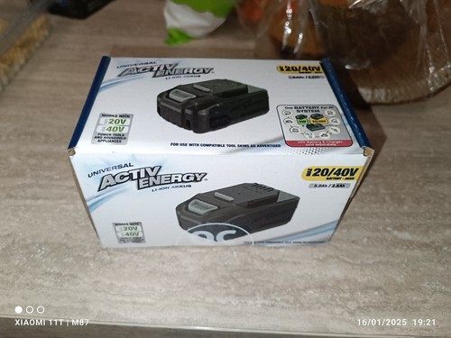 Activ energy 20v - 20v/40v, battery