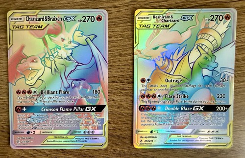 Tag team rainbow charizard - tag,