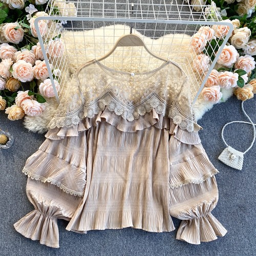 Camicia donna pizzo con - camicia,