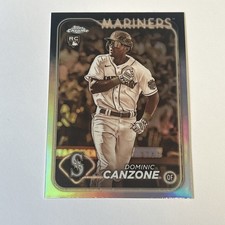 2024 Topps Chrome - Dominic Canzone #133 rifrattore seppia (RC)