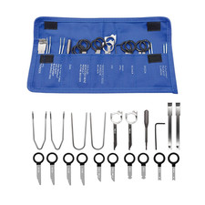 Strumento smontaggio radio autoradio kit attrezzi smontaggio sblocco navigatore 20 pezzi