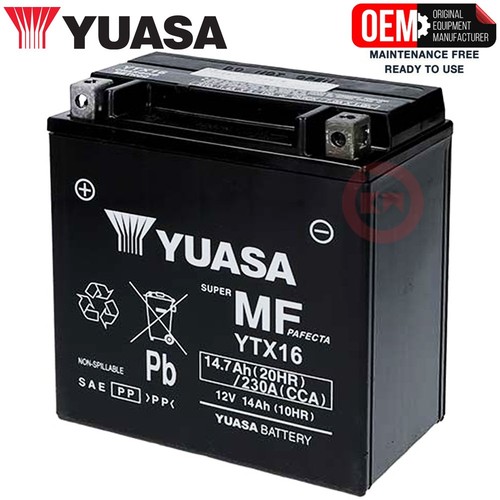 Batteria ytx16 yuasa - batteria,