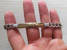 Bracciale Uomo D'ARGENTO massiccio 925