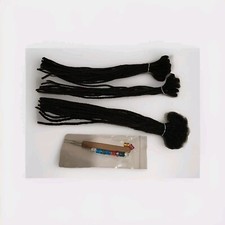 Dreadlock Extension Capelli Sintetici 0,2 cm 12 pollici 50 ciocche fatte a mano...