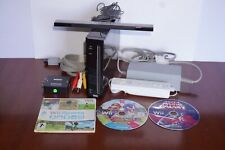 Console NINTENDO WII BLACK + 3 Games + Wiimote + Cables + Stand