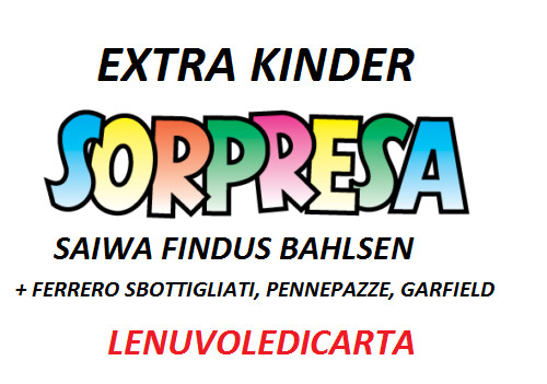 Sorpresina extra kinder saiwa - kinder,