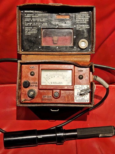 Vintage polish geiger counter - vintage,