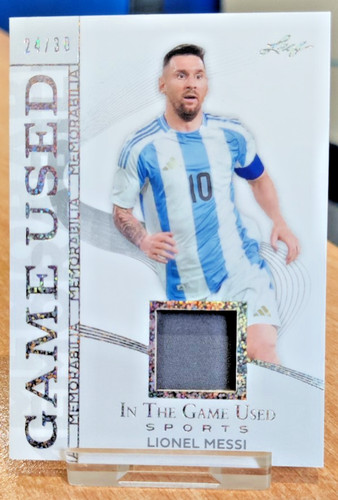 Lionel messi match worn - messi,