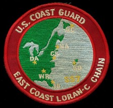 Patch catena USCG Guardia Costiera Costa Orientale Loran-C N-5