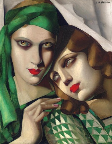 Tamara lempicka signed - tamara, oil