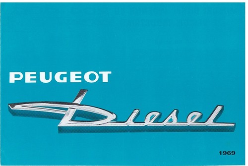 Brochure depliant auto peugeot - brochure,