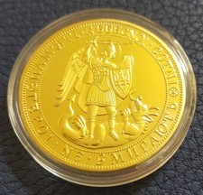moneda 1 onza Ucrania Héroes baño de Oro Gold plated coin