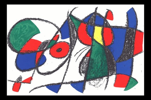1975 joan miró litografie - miró,