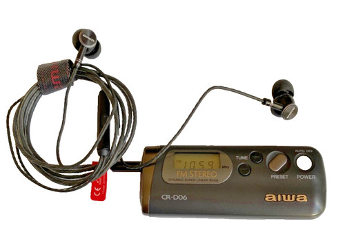 Radio poket aiwa d06 fm - aiwa, cr-d06