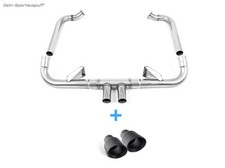 Impianto Milltek Racing Porsche Boxster 2.5L GTS Tipo 718 2x100MM NERO