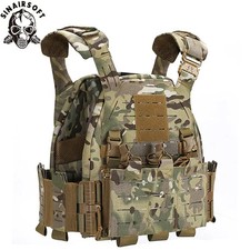 Gilet pesato tattico regolabile piastra CS gilet trasportato sgancio rapido taglio laser