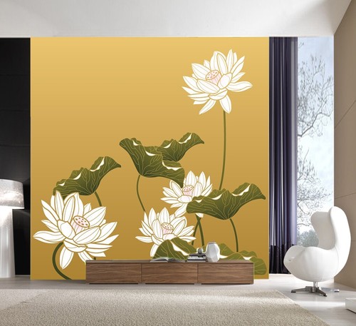 Lotus painting r10583 - r10583, carta