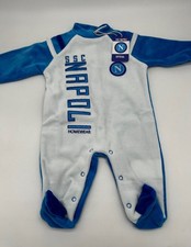 TUTINA NEONATO MASCHIO CON PIEDINO CINIGLIA MANICA LUNGA ZERO&CO. SSC NAPOLI TCN