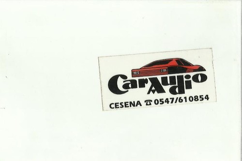Adesivo vintage sticker car - adesivo,
