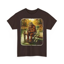 Bigfoot Alien Fishing Funny