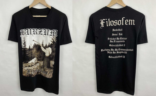 Shirt vintage 1burzum - t-shirt,