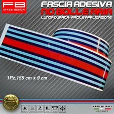 Fascia Striscia Adesiva MARTINI RACING 155x9 cm Rally Legend WRC Auto Car Moto