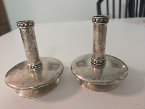 Coppia candelabri argento - coppia,