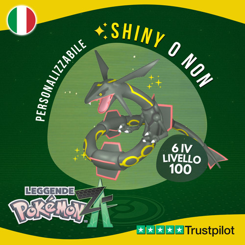 Rayquaza shiny non - shiny,