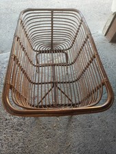 Culla vintage in vimini