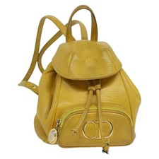 Zaino Christian Dior pelle oro