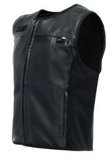 Gilet airbag da moto in pelle