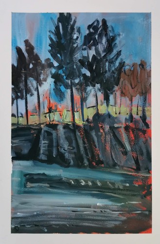 Quadro acrilico originale - , a3